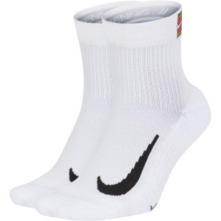 Nike Multiplier Ankle 2 pack Calcetines - blanco, negro