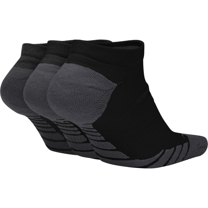 Nike Calcetines Invisibles Everyday Max Cushioned x3 - negro gris