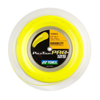 Yonex Carrete Polytour Pro 125 200 m - negro, amarillo